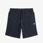 Bermuda in felpa di cotone S8505 608 FRED PERRY Navy 