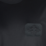 T-shirt in lyocell con logo aquile bombate a rilievo ASV EM002938 AF18312 UC001 EMPORIO ARMANI Black beauty 