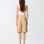 Bermuda con piega stirata 106594A34I D41 PINKO Beige chantilly 