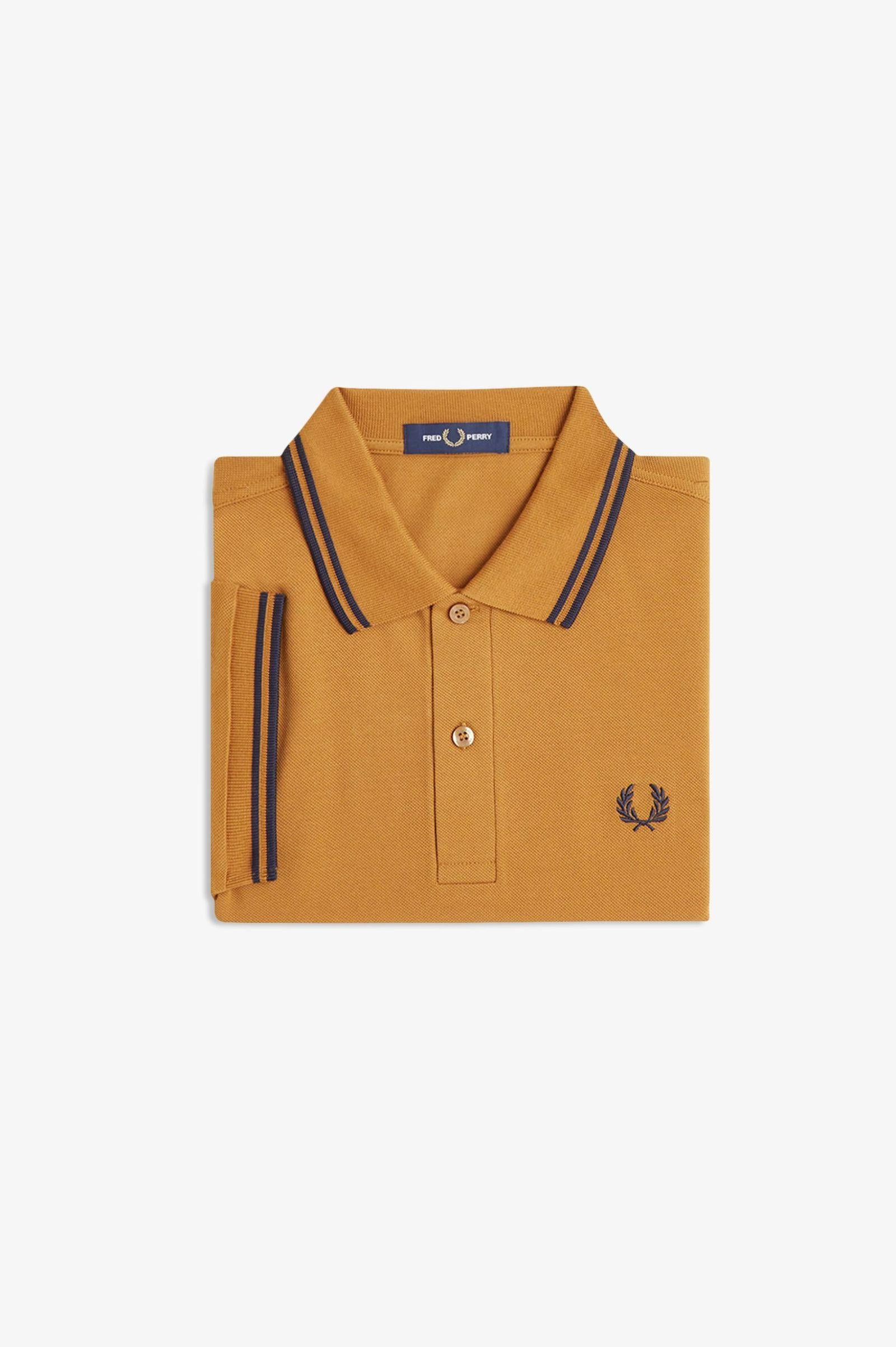 Polo manica corta M3600 T86 FRED PERRY Drk carml/nvy 