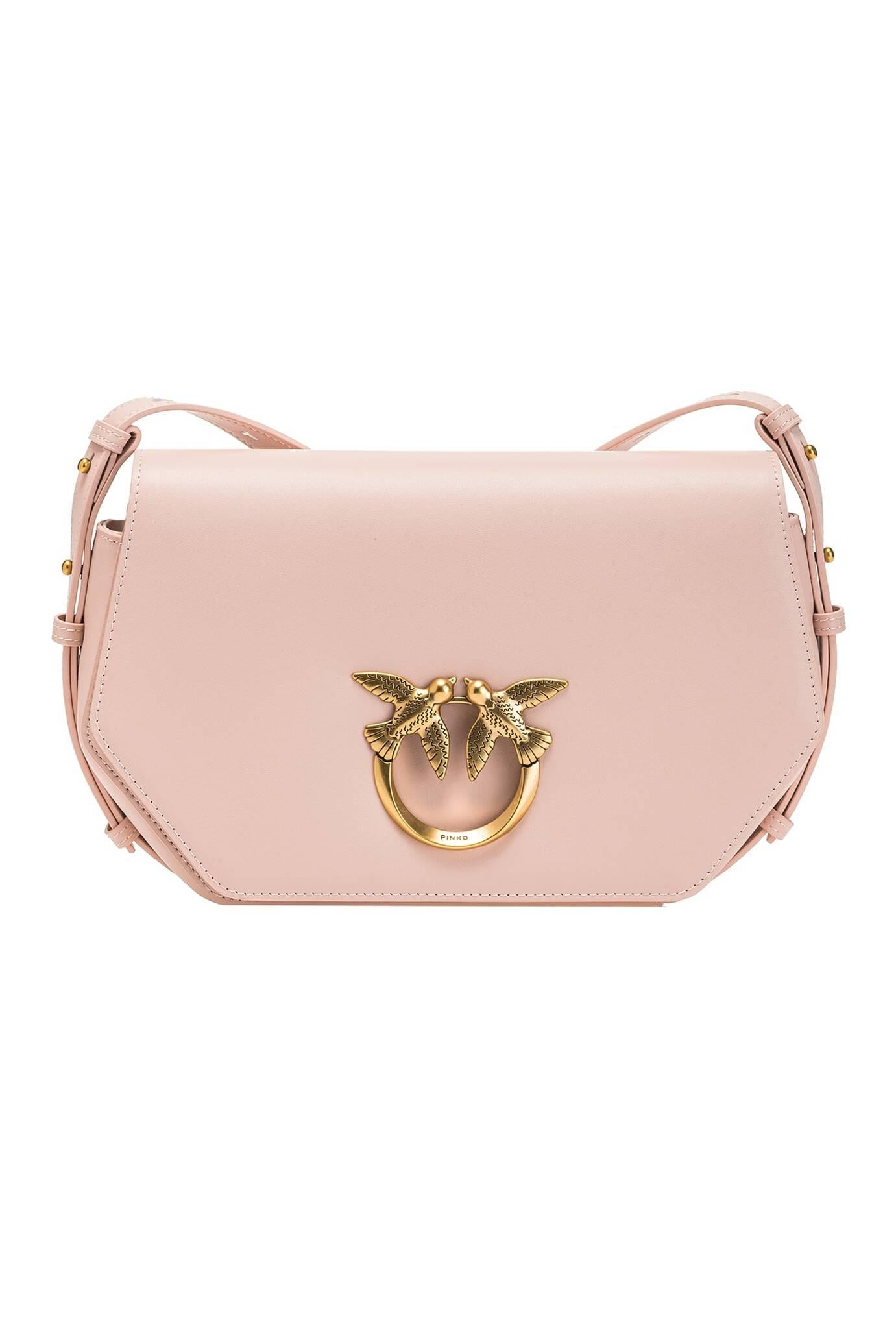 Borsa a tracolla Love Click Exagon 100073A0F1 O81Q PINKO Cipria 