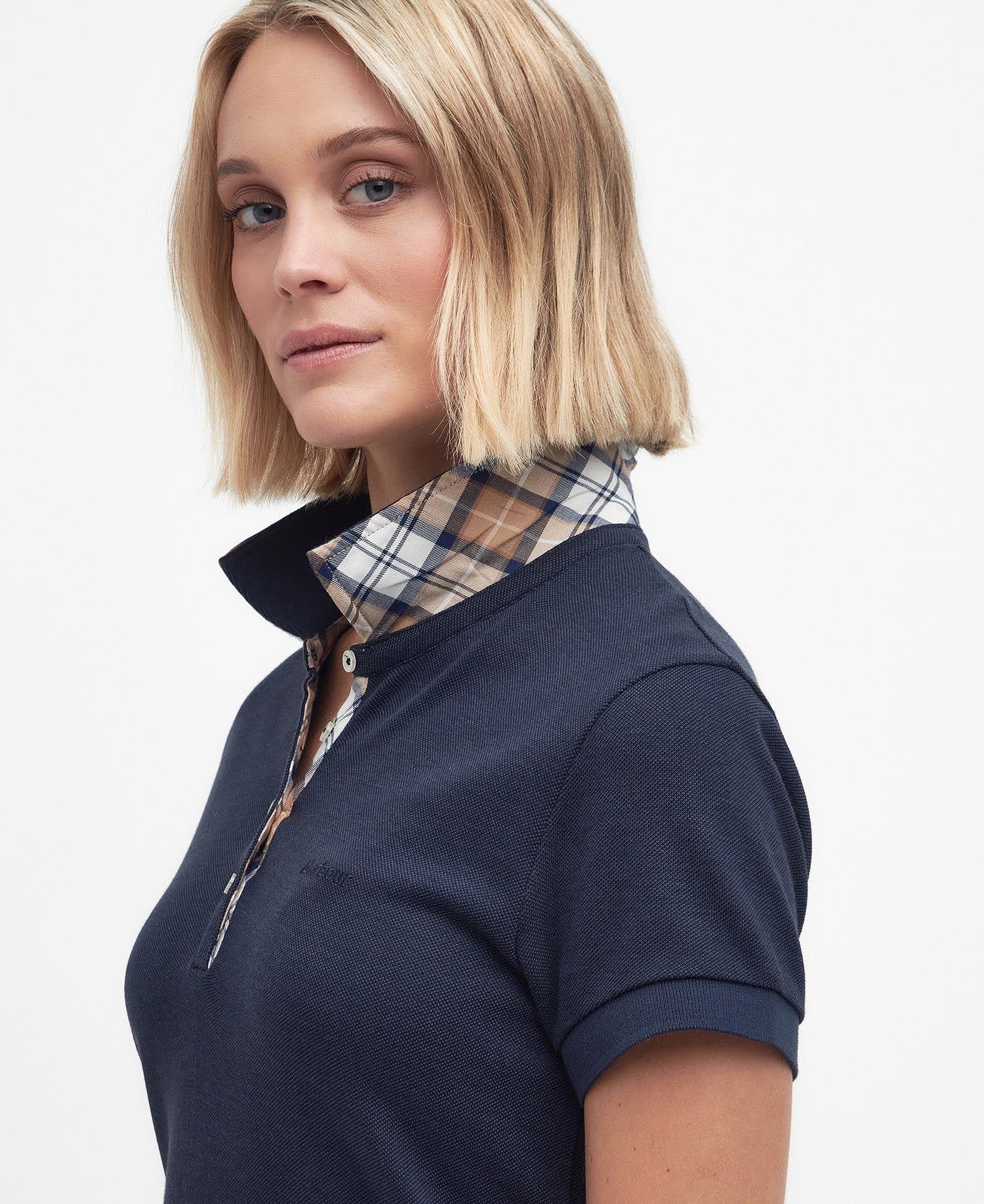 Abito polo LDR0416 LDR NY12 BARBOUR Navy/primrose hessian 