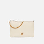 Borsa a tracolla 100455A0F1 Z14Q PINKO Bianco seta-antique gold 