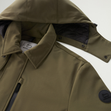 Cappotto in Softshell CFWOOU0792MRUT3496 614 WOOLRICH Dark green 