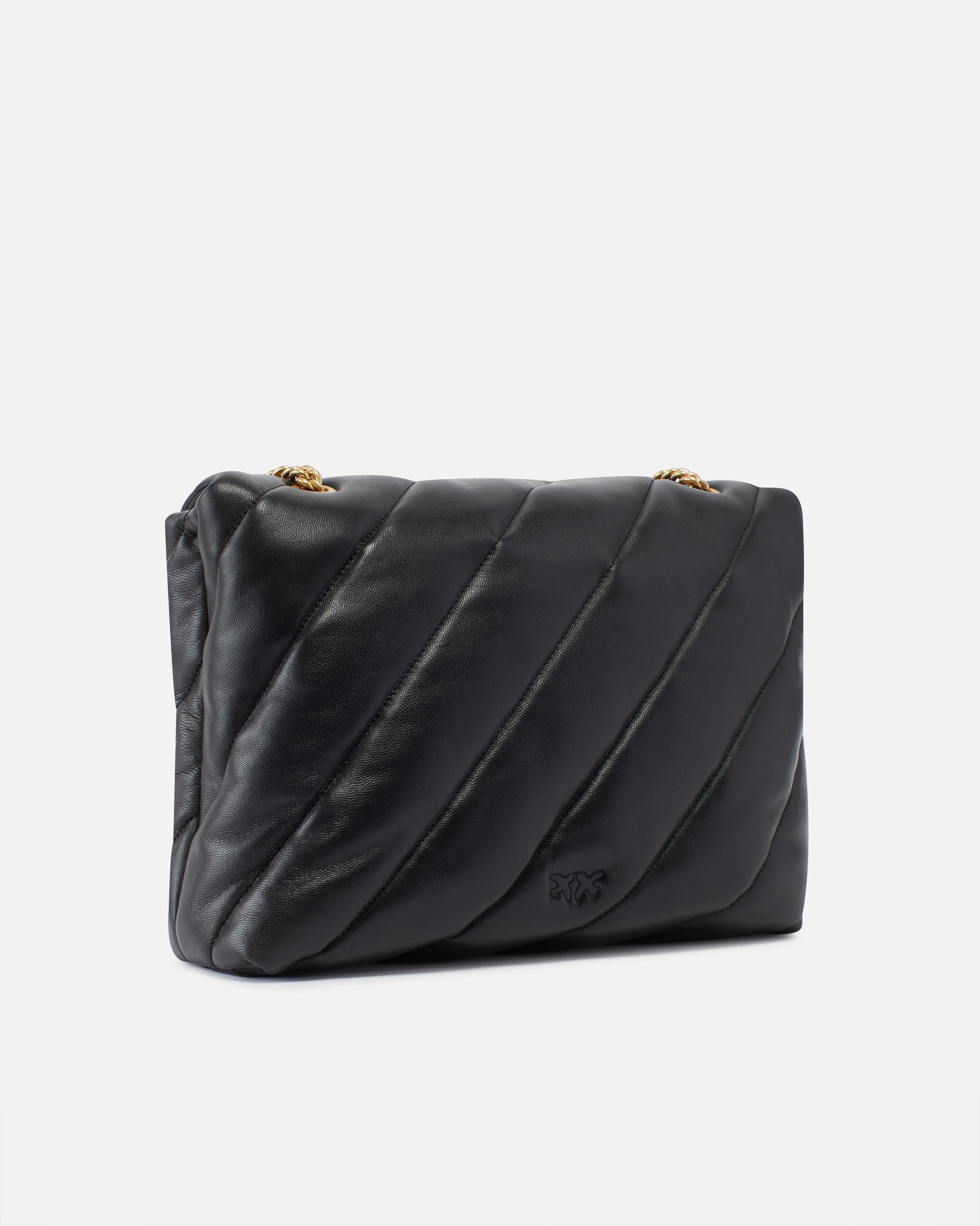 Borsa in pelle 100037A0F2 Z99Q PINKO Black 
