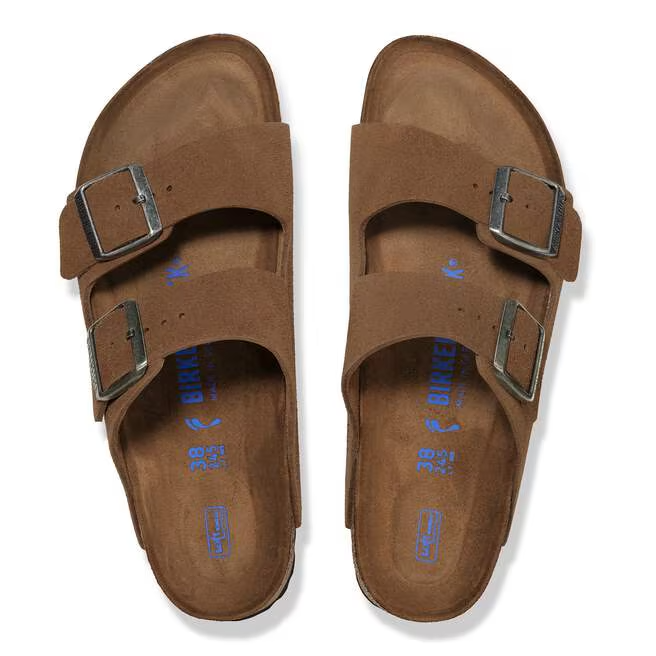 Ciabatta in suede ARIZONA SFB 1030865 DARK TEA BIRKENSTOCK Dark tea 