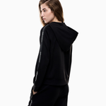 Felpa aperta con cappuccio 7W000960 AF12501 UC001 EA7 Black 
