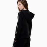Felpa aperta con cappuccio 7W000960 AF12501 UC001 EA7 Black 