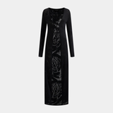 Cardigan in maglia BRAIDED LONG 2511106 BLACK DAILY PAPER Black 
