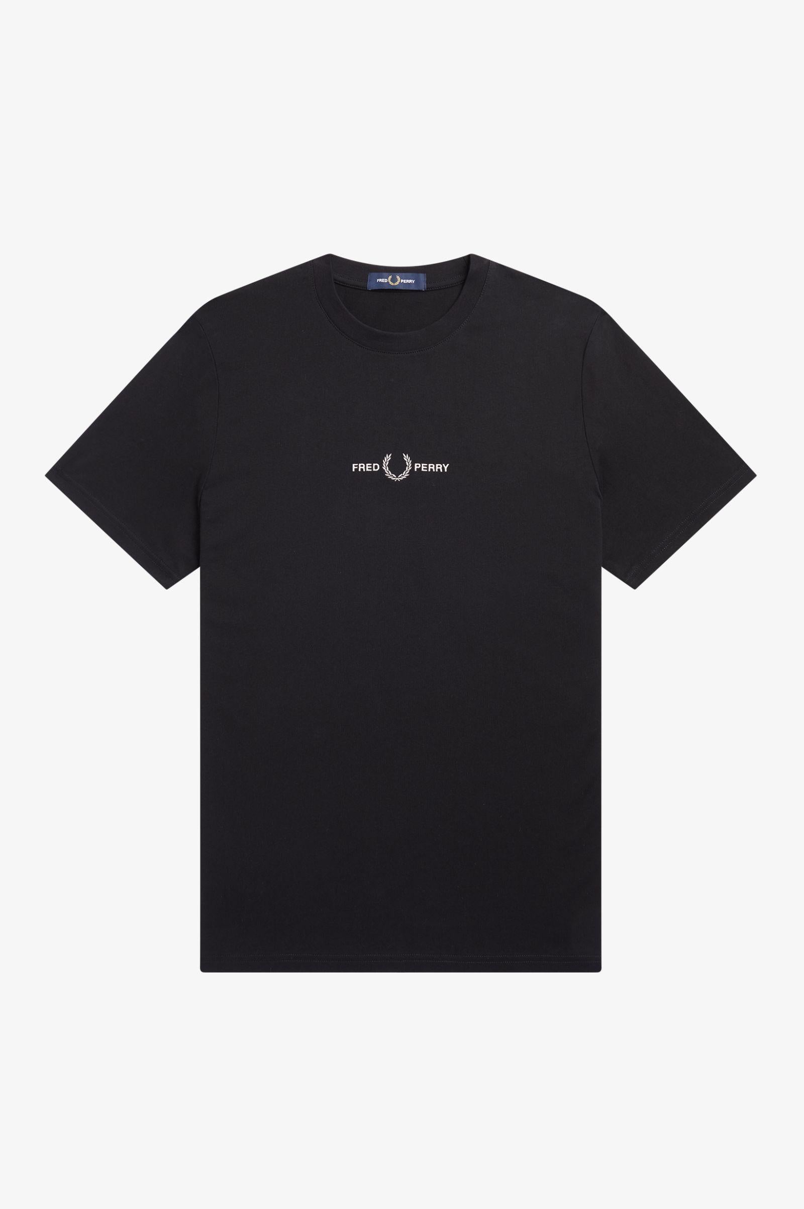 T-Shirt manica corta M4580 102 FRED PERRY Black 