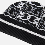 Cappello con logo jacquard 105991A2YO ZZ2 PINKO Nero/bianco 