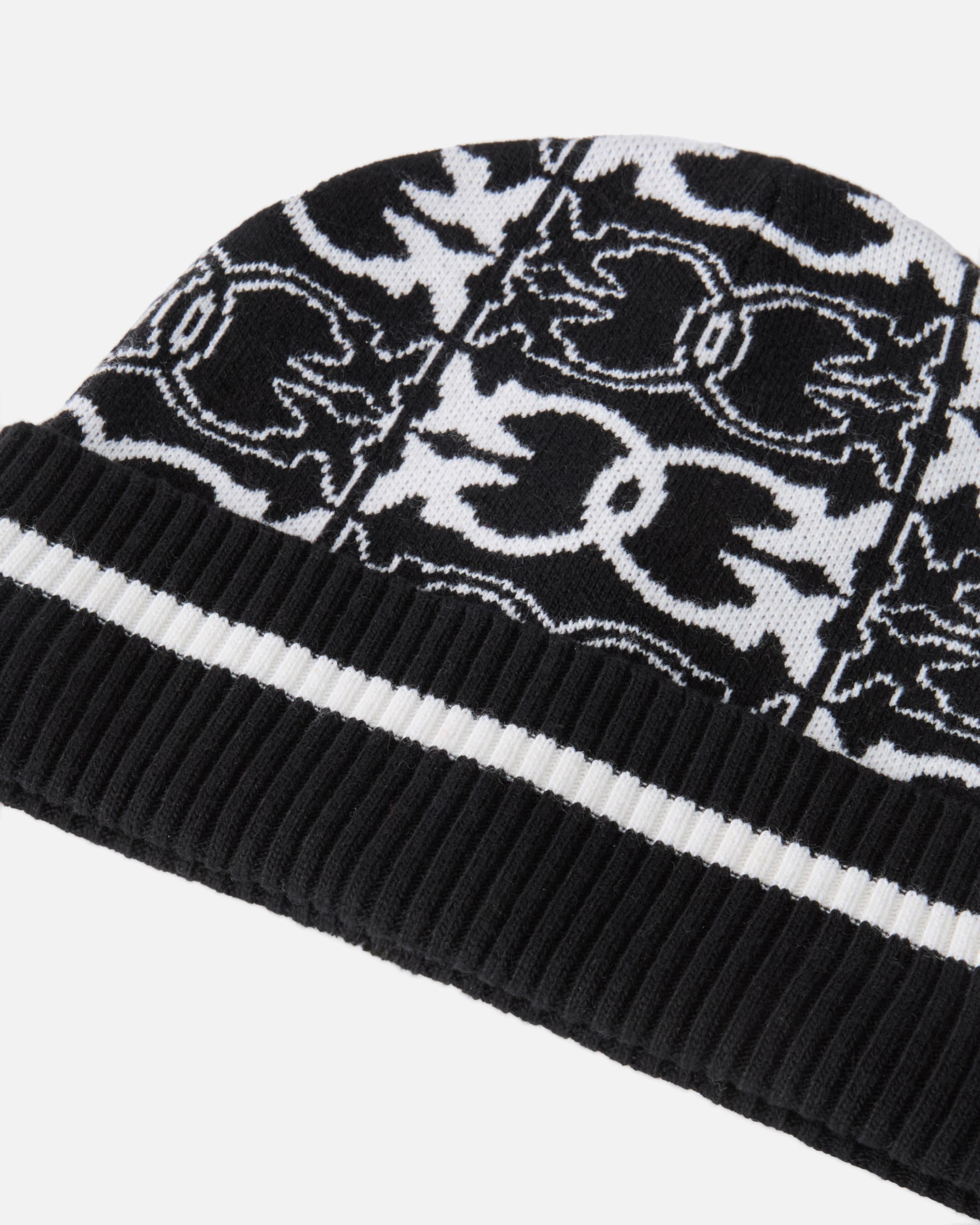 Cappello con logo jacquard 105991A2YO ZZ2 PINKO Nero/bianco 