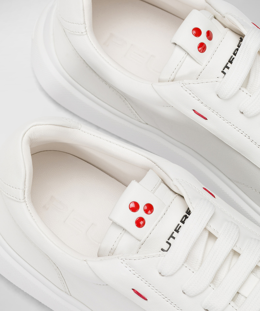 Sneaker in pelle e gomma PEU5522 99011309 BIA PEUTEREY White 