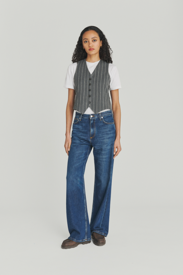 Jeans flare stone washed RND354 D705 3034 0999 ROY ROGER'S Denim 
