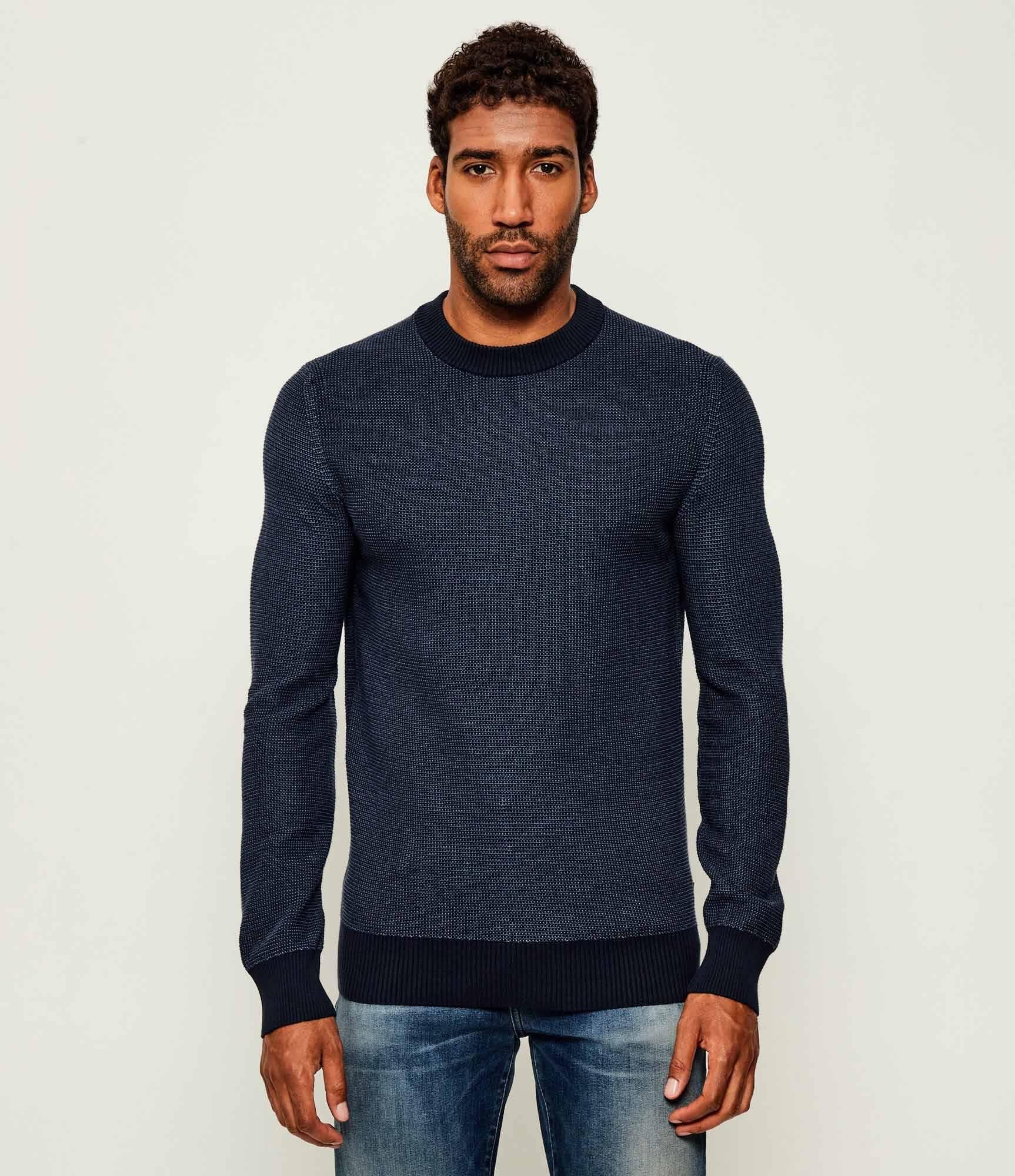 Maglia girocollo 50548673 10274222 01 404 BOSS Dark blue 