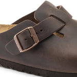 Ciabatta in pelle oliata BOSTON SFB 0159713 HABANA BIRKENSTOCK Habana 