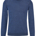 Maglia collo alto in lana merinos 50468262 10241489 01 430 BOSS Bright blue 