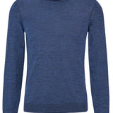 Maglia collo alto in lana merinos 50468262 10241489 01 430 BOSS Bright blue 