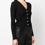 Cardigan in maglia 102018A1KW Z99 PINKO Black 