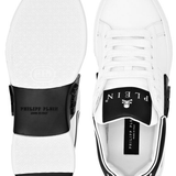 Sneakers basse in pelle USC0775 PLE005N 01 PHILIPP PLEIN White/black 