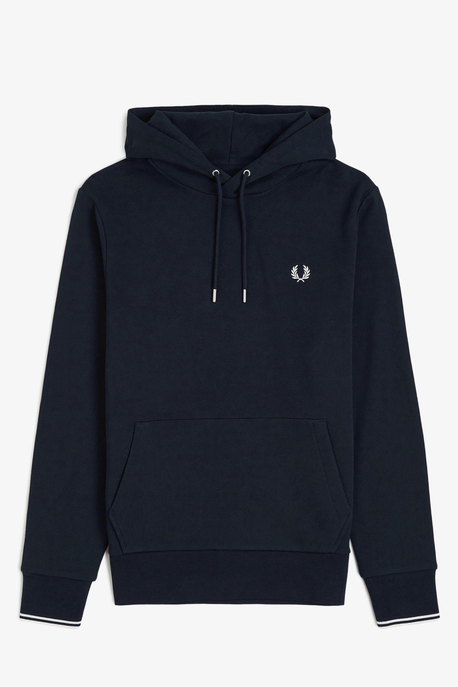 Felpa con cappuccio M2643 248 FRED PERRY Navy 