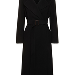 Cappotto lungo a vestaglia in lana 2425016041 013 MAX MARA WEEKEND Black 