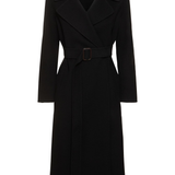 Cappotto lungo a vestaglia in lana 2425016041 013 MAX MARA WEEKEND Black 