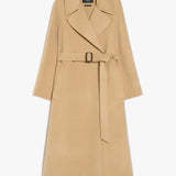 Cappotto lungo a vestaglia in lana 2425016041 065 MAX MARA WEEKEND Beige 