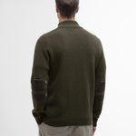 Maglia con mezza zip MKN0837 MKN OL91 BARBOUR Oliva 