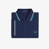 Polo manica corta M3600 86A FRED PERRY Tnsbl/snwht/dpmt 