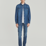 Camicia in denim stone washed RRU400 CP20 2798 0999 ROY ROGER'S Denim 