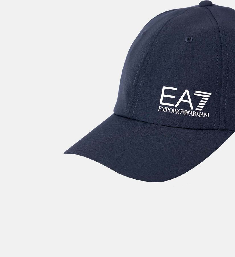 Cappello in tessuto elasticizzato 7X000106 AF13554 MB191 EA7 Blue 