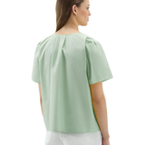 Blusa in cotone CFWWSI0174FRUT3027 621 WOOLRICH Sage 