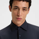Camicia slim fit in tessuto performance 50545163 10268245 01 404 BOSS Dark blue 
