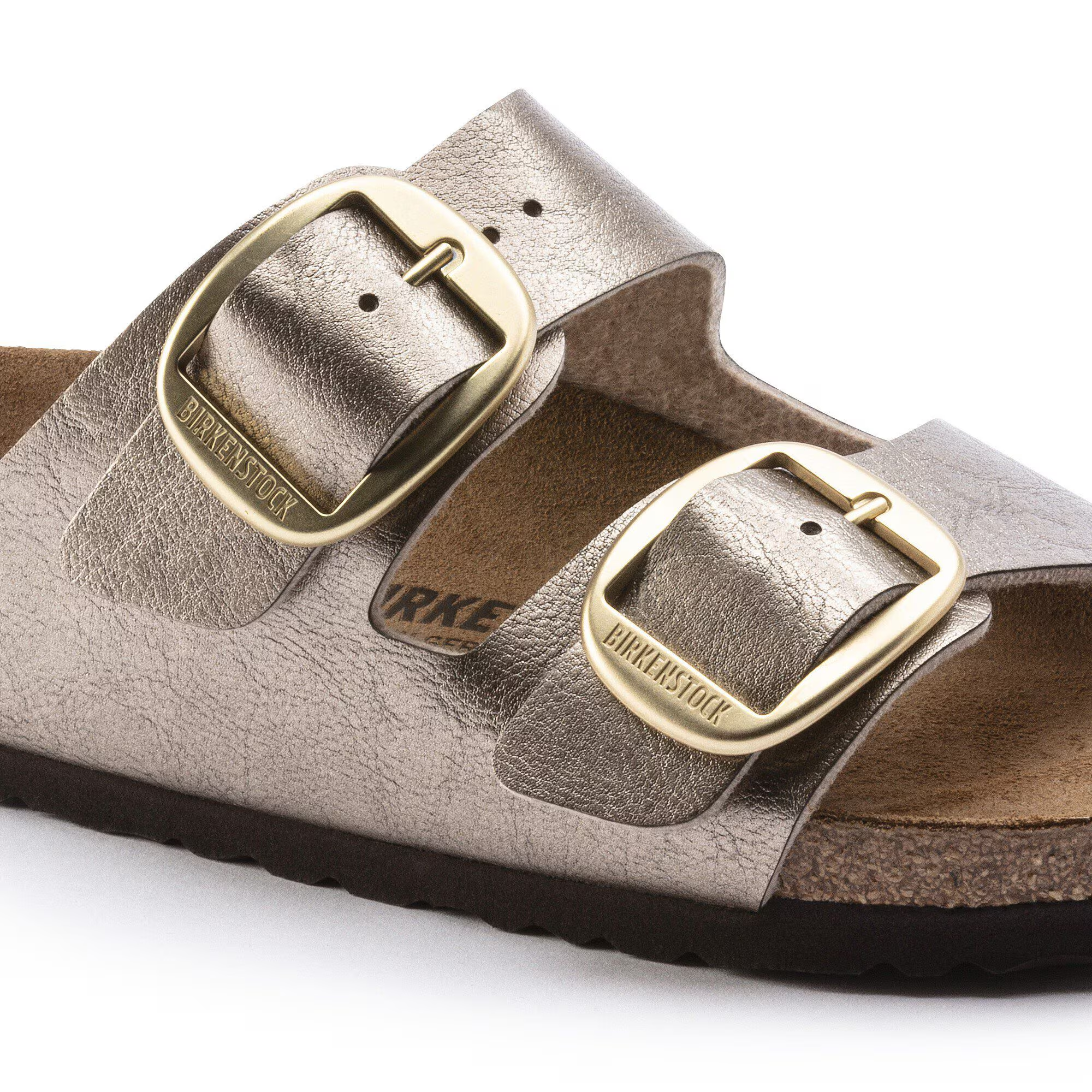 Ciabatta in pelle ARIZONA BIG BUCKLE 1020882 GRACEFUL TAUPE BIRKENSTOCK Graceful taupe 