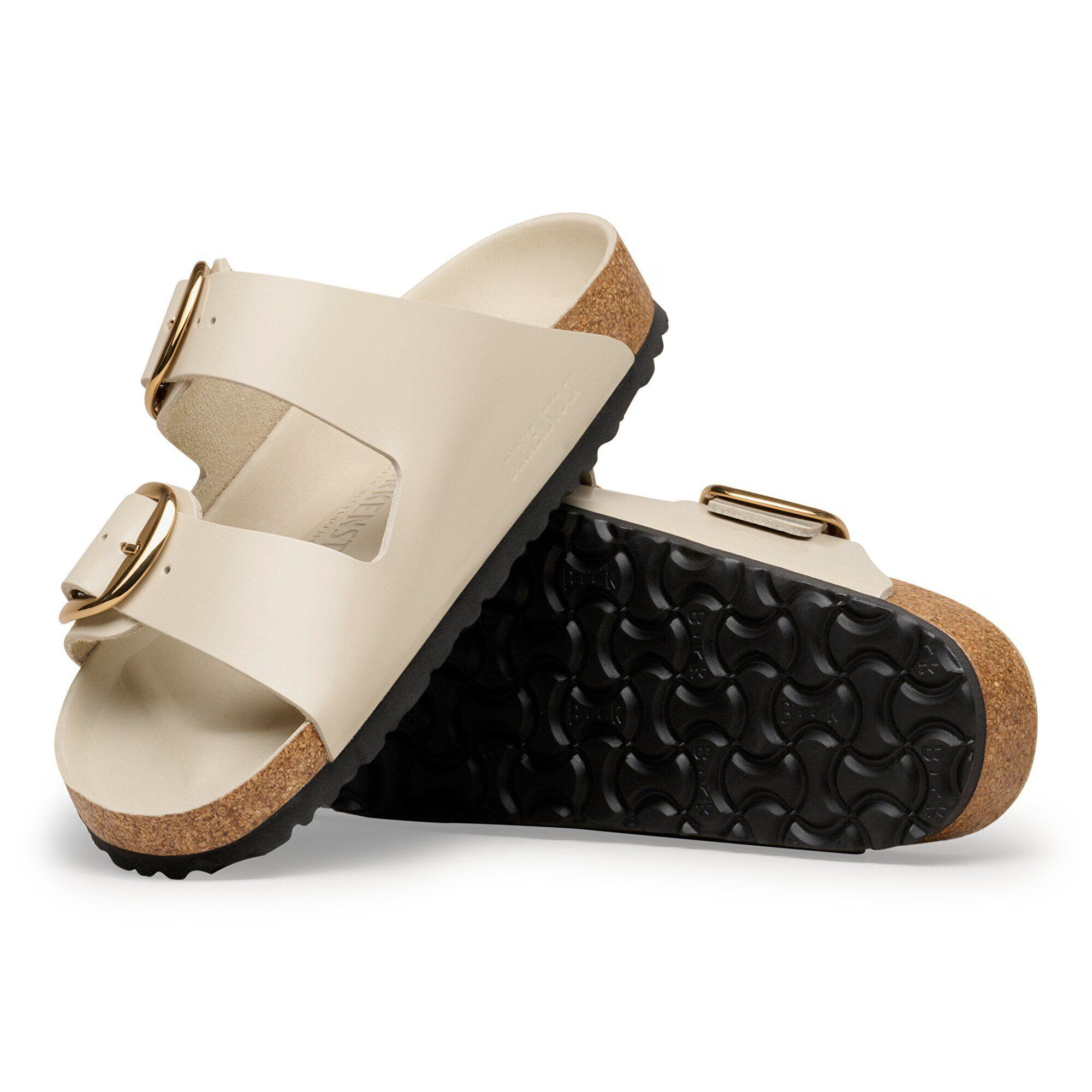 Ciabatta in vernice ARIZONA BIG BUCKLE 1031873 SHINE OYSTER BIRKENSTOCK Shine oyster 