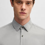 Camicia in microfibra slim 50539403 10270763 01 404 BOSS Dark blue 