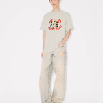 T-Shirt in cotone FG55TS2064SG 93 KENZO Pale grey 