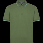 Polo in piquet di cotone 50494697 10241531 01 381 BOSS Open green 