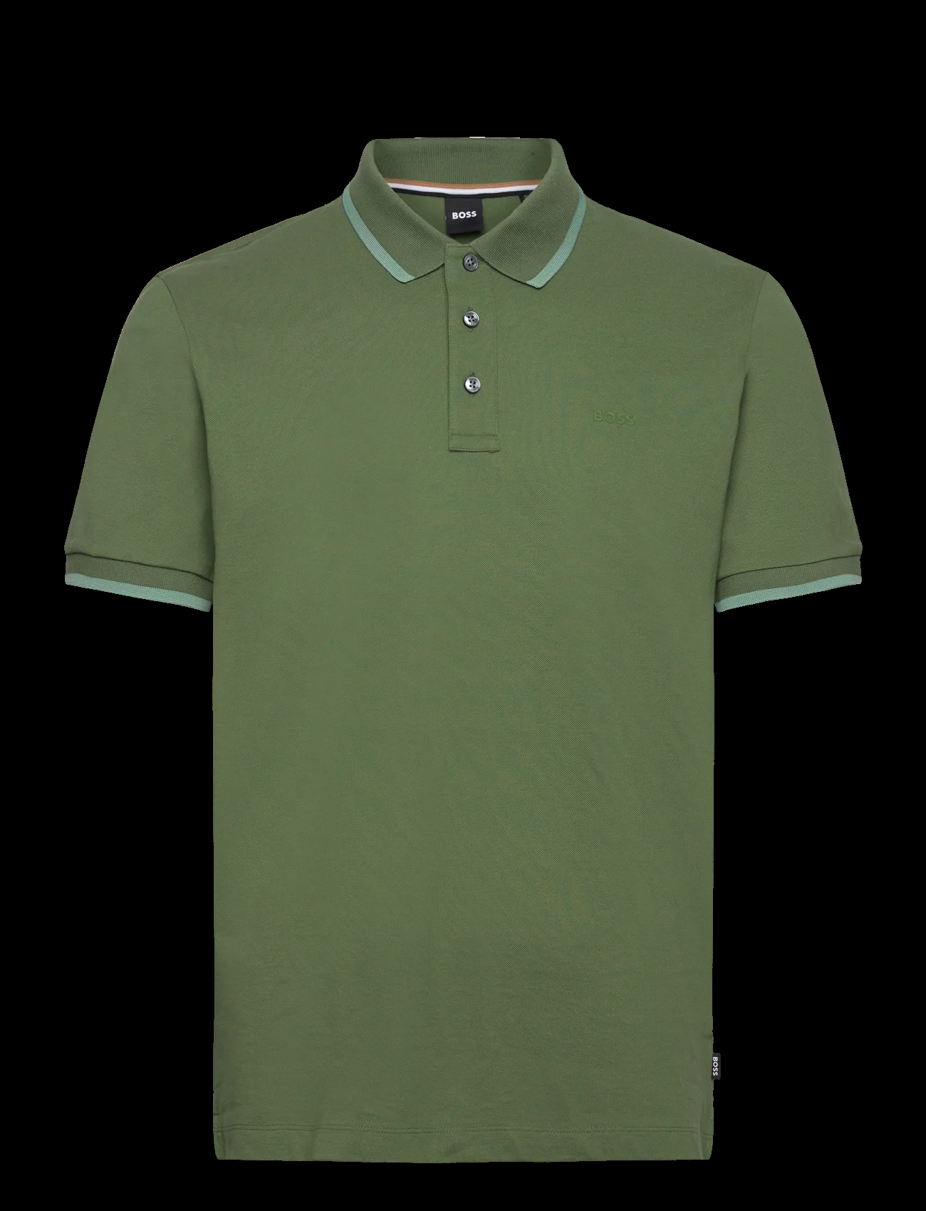 Polo in piquet di cotone 50494697 10241531 01 381 BOSS Open green 