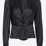 Blusa torchon in seta 100108ZR64 Z99 PINKO Black 