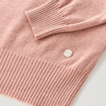 Maglia girocollo in misto lana e cashmere CFWWKN0253FRUF0603 4385 WOOLRICH Dry rose 
