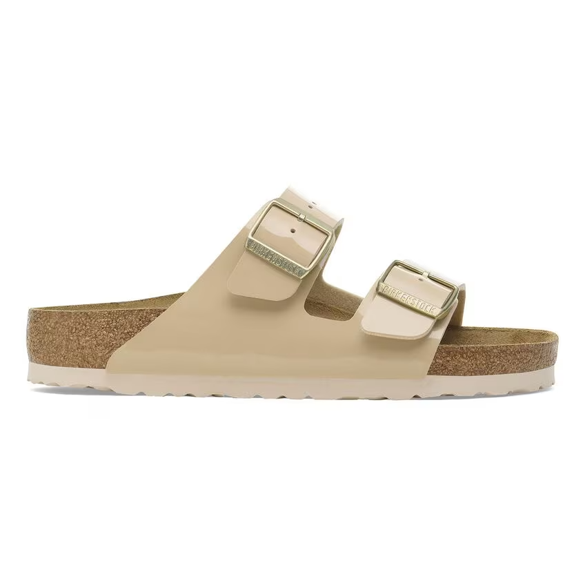 Ciabatta in pelle lucida ARIZONA BIRKO FLOR 1013070 SAND BIRKENSTOCK Sand 