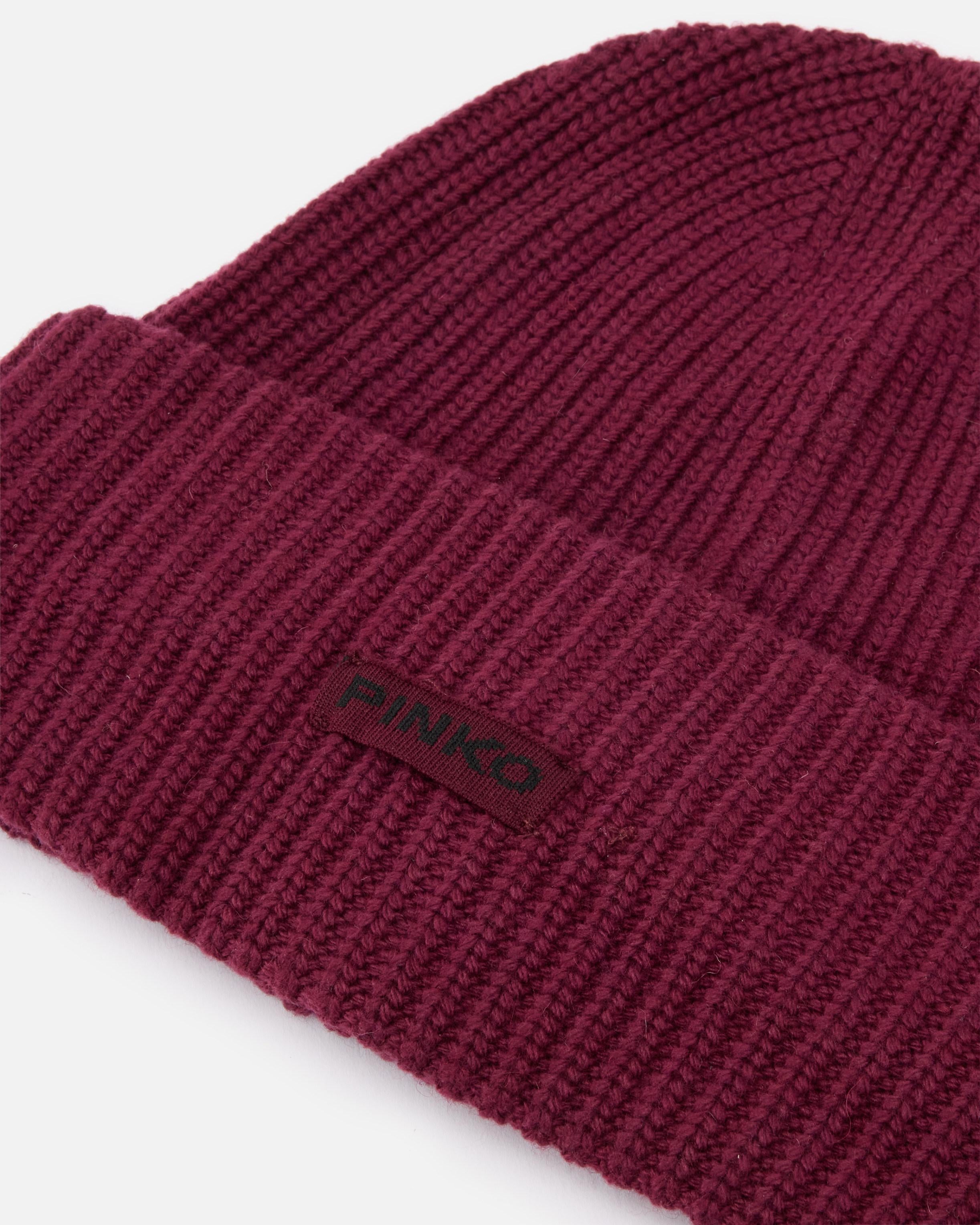 Cappello in lana 105993A2Z4 R57 PINKO Bordeaux-degustaz. vino 