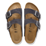 Ciabatta in pelle scamosciata ARIZONA 1031625 CHARCOAL BIRKENSTOCK Charcoal 