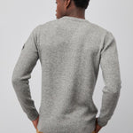 Maglia girocollo in lana e cachemire RRU502CE39 BG1 ROY ROGER'S Silk/nebbia 