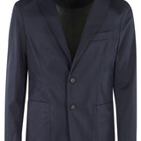 Giacca in cotone elasticizzato 50513911 10248356 01 404 BOSS Dark blue 