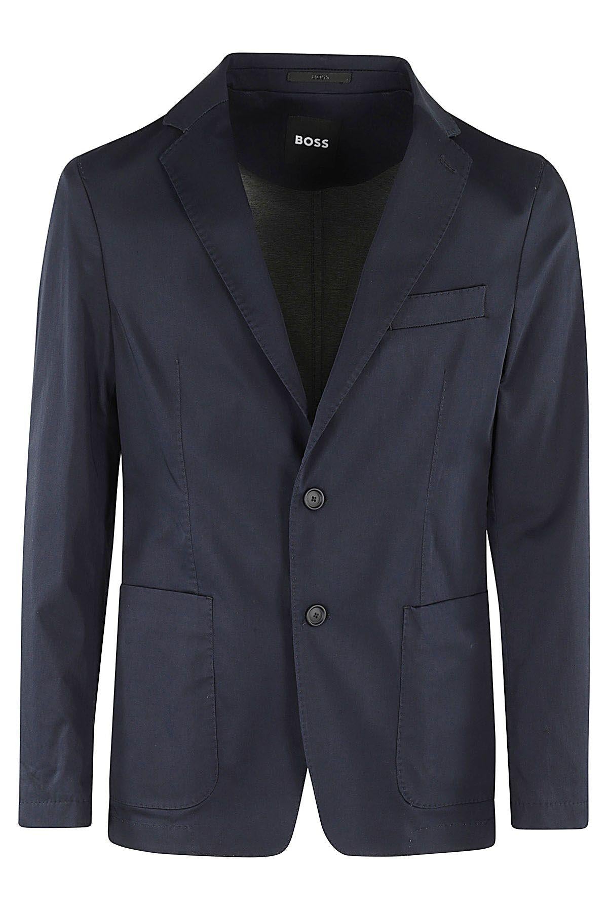 Giacca in cotone elasticizzato 50513911 10248356 01 404 BOSS Dark blue 