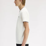 T-shirt con doppia riga M1588 84A FRED PERRY Ecr/oxbld/grsrts 