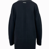 Cardigan lungo con scollo a V 105451A2Q9 Z99 PINKO Nero limousine 